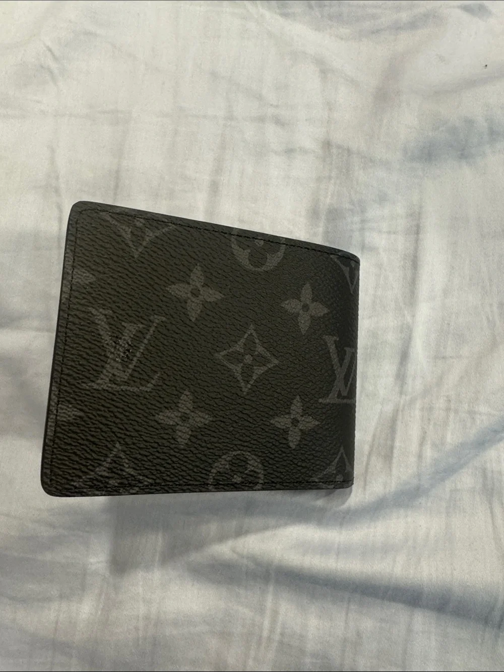 Louis Vuitton Black Monogram Eclipse Bi-Fold Wallet
